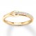 Love + Be Loved Diamond Ring 1/10 ct tw Round 10K Yellow Gold