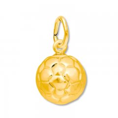 Soccer Ball Charm 14K Yellow Gold