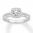 Diamond Engagement Ring 7/8 ct tw 14K White Gold