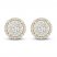 Diamond Stud Earrings 1/2 ct tw Round-Cut 10K Yellow Gold