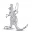 Kangaroo Charm Sterling Silver