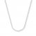 Square Wheat Chain 14K White Gold Necklace 20" Length