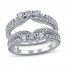 Diamond Enhancer Band 1-1/4 ct tw Round-cut 14K White Gold