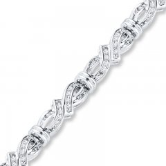 Diamond Bracelet 1/2 carat tw Sterling Silver