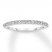 Diamond Wedding Band 1/4 ct tw 14K White Gold