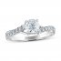 Diamond Engagement Ring 7/8 ct tw 14K White Gold