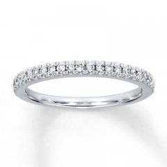 Previously Owned Diamond Band 1/6 ct tw Round 14K White Gold