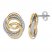 Knot Earrings 14K Two-Tone Gold