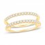 Diamond Enhancer Ring 1/2 ct tw Round-cut 14K Yellow Gold