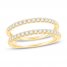 Diamond Enhancer Ring 1/2 ct tw Round-cut 14K Yellow Gold