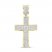 Men's Diamond Cross Pendant 1/5 ct tw Round-cut 10K Yellow Gold