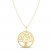 Tree of Life Necklace 10K Yellow Gold 18"