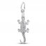 Alligator Charm Sterling Silver