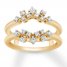 Previously Owned Diamond Enhancer Ring 1/3 ct tw Round-cut 14K Yellow Gold