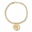 Medallion Bracelet 14K Yellow Gold 7.25 Length