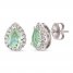 Le Vian Quartz & Diamond Earrings 1/4 ct tw 14K Vanilla Gold