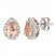 Le Vian Morganite & Diamond Earrings 1/4 ct tw 14K Vanilla Gold