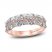 Monique Lhuillier Bliss Diamond Wedding Band 1-1/4 ct tw Round & Marquise-cut 18K Rose Gold