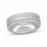 Neil Lane Men's Diamond Wedding Band 1/2 ct tw Round-Cut 14K White Gold