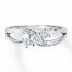 Diamond Ring 1/10 ct tw Round-cut Sterling Silver