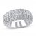 Lab-Created Diamonds by KAY Anniversary Ring 2-1/2 ct tw Round-cut 14K White Gold