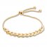 Curb Link Bolo Bracelet 14K Yellow Gold