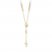 Cross Necklace 14K Tri-Color Gold