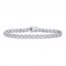 Diamond Tennis Bracelet 1/2 ct tw Round-cut 10K White Gold