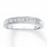 Diamond Anniversary Band 1/3 ct tw Princess-cut 14K White Gold