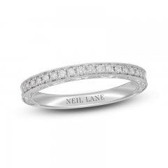 Neil Lane Diamond Wedding Band 1/3 ct tw Round-cut 14K White Gold