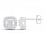 Previously Owned Diamond Earrings 1/4 ct tw 10K White Gold