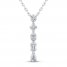 Everything You Are Diamond Necklace 1/3 ct tw 10K White Gold 18"