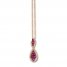 Le Vian Natural Ruby Necklace 1/5 ct tw Diamonds 14K Gold