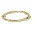 Stirrup Bracelet 10K Yellow Gold 7.5"