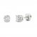 Lab-Created Diamonds by KAY Stud Earrings 1 ct tw Round-Cut 14K White Gold