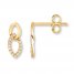 Diamond Fashion Earrings 1/15 Carat tw 10K Yellow Gold