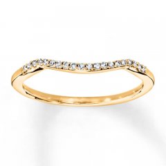 Diamond Wedding Band 1/15 ct tw 10K Yellow Gold