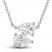 Diamond Double Pear Necklace 1 ct tw 10K White Gold 18"