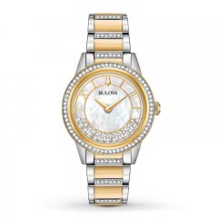 Bulova Women's Crystals TurnStyle Watch 98L245