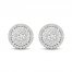 Diamond Stud Earrings 1/2 ct tw Round-Cut 10K White Gold