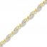 Diamond Bracelet 1/2 ct tw Round-cut 10K Yellow Gold