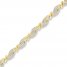 Diamond Bracelet 1/2 ct tw Round-cut 10K Yellow Gold