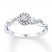 Diamond Promise Ring 1/6 ct tw Round-cut 10K White Gold