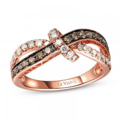 Le Vian Diamond Ring 3/4 ct tw 14K Strawberry Gold