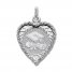 Graduation Heart Charm Sterling Silver