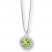 Peridot Necklace Lab-Created White Sapphires Sterling Silver