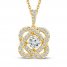 Center of Me Diamond Necklace 1-1/2 ct tw 14K Yellow Gold 18"