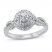 Diamond Engagement Ring 5/8 ct tw Round-Cut 14K White Gold