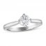 Diamond Solitaire Engagement Ring 1 ct tw Round-cut 14K White Gold