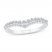 Diamond Wedding Band 1/4 ct tw 10K White Gold